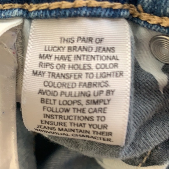 Lucky Brand Distressed Brooke Legging Jean - Picture 7 of 15